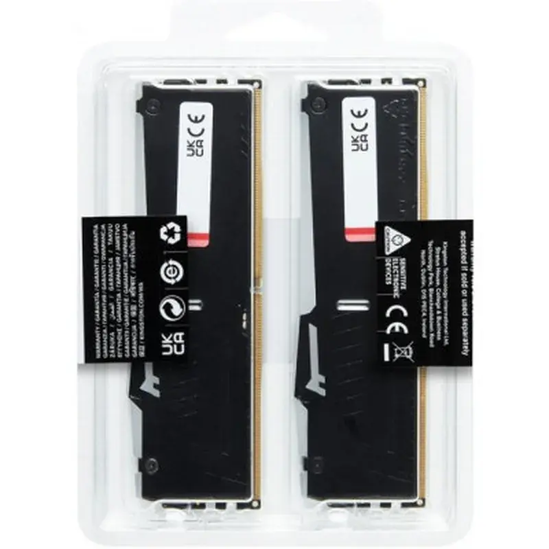 Модуль пам'яті для комп'ютера DDR5 32GB (2x16GB) 5200 MHz Beast RGB XMP Kingston Fury (ex.HyperX) (KF552C40BBAK2-32) - фото 7