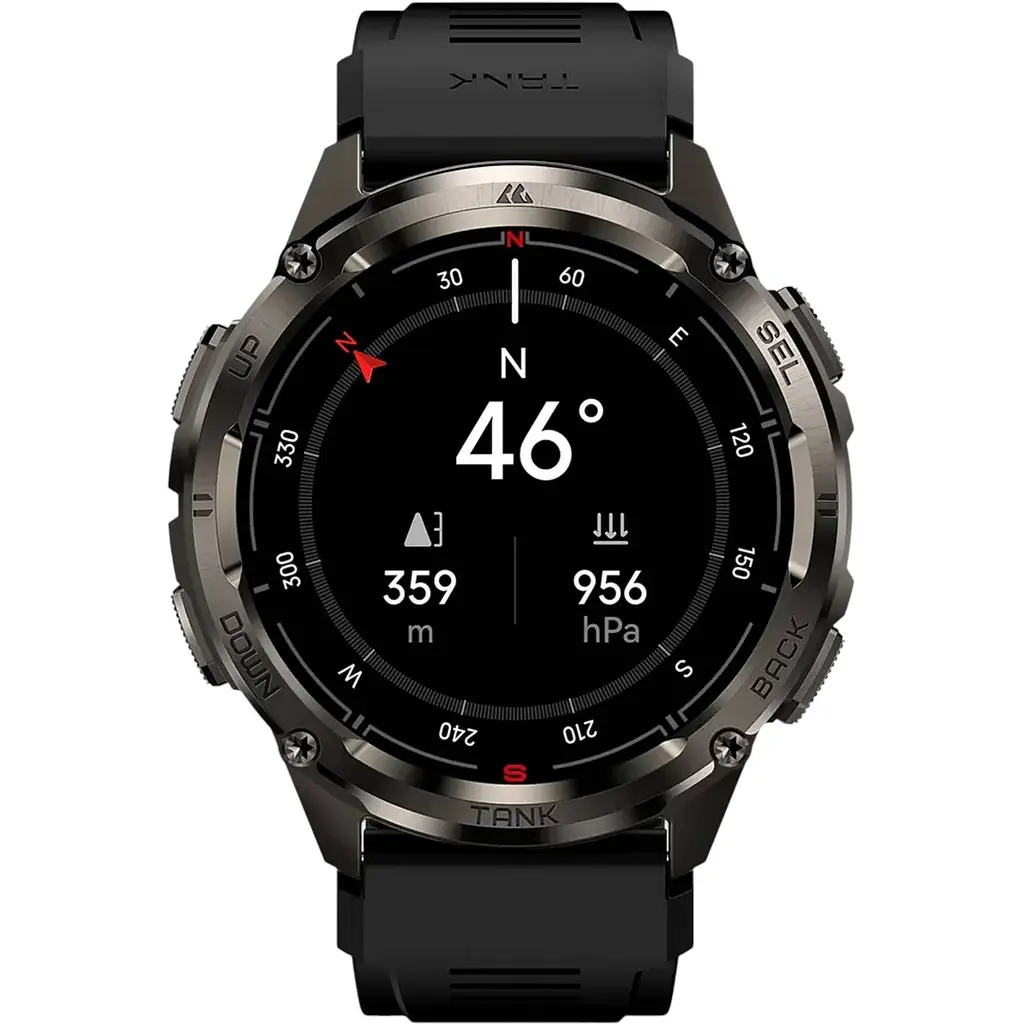 Смарт-годинник тактичний Kospet Tank T3 Ultra 2 Black (KTT0003U2B) - фото 3