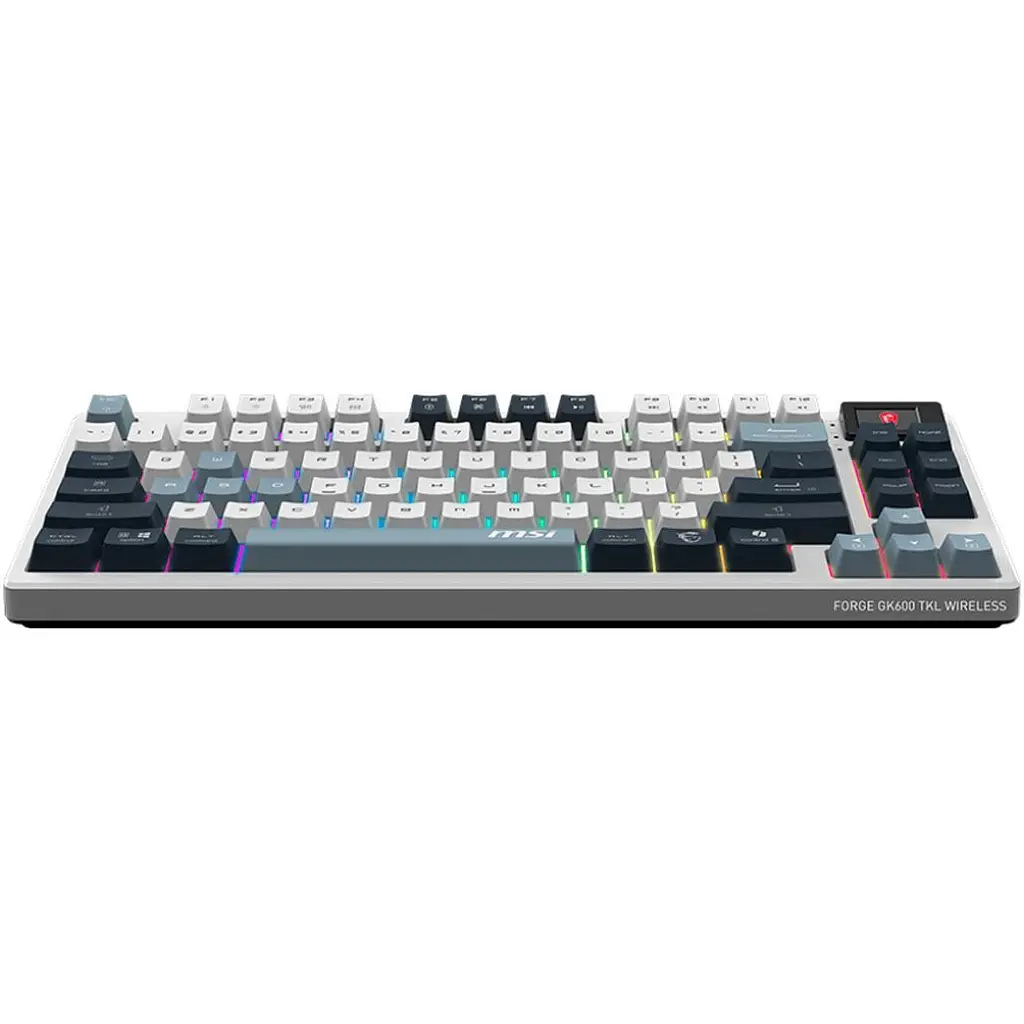 Клавіатура MSI Forge GK600 TKL Wireless UA White (S11-43UAP01-HH9) [135197] - фото 5