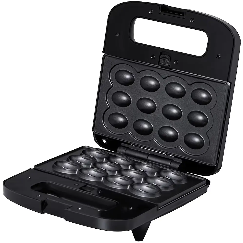 Мультимейкер Liberton LSM-5106 800 W 4в1 гриль трикутні сендвічі 4 шт бельгійські вафлі 2 шт горішки 12 шт антипригарне покриття індикатор живлення та готовності автоматичний контроль температури Black/Grey - фото 5