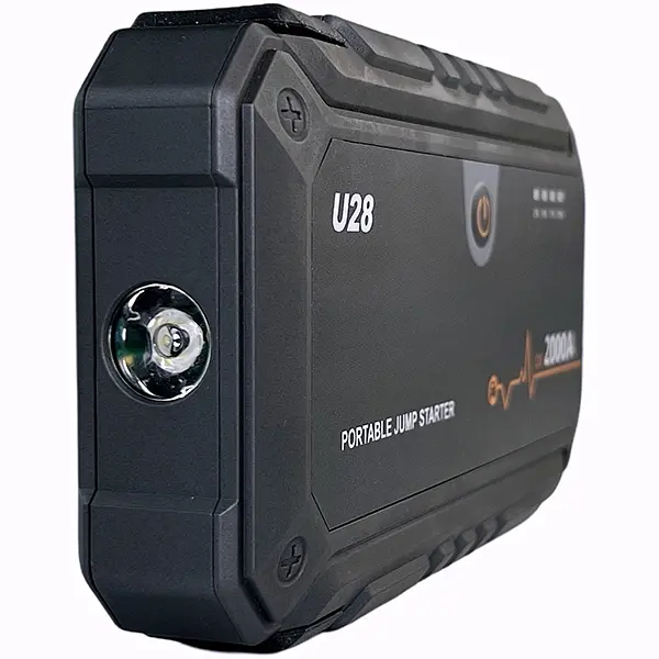 Автомобільний портативний пуско-зарядний пристрій (бустер) Jump Starter Wondertech WTST001 U28, 2000А, павербанк 20000 мАг - фото 3
