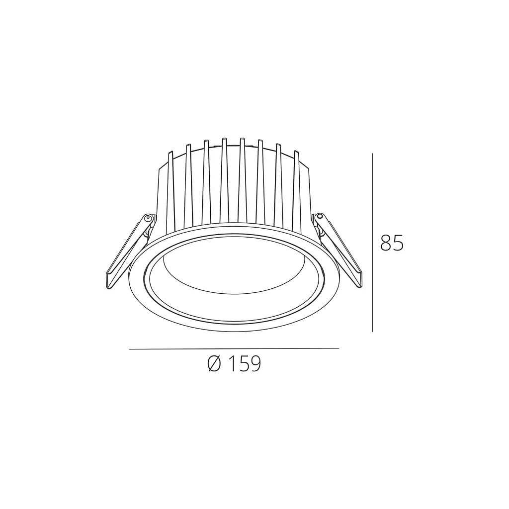 Точковий світильник Skarlat RDL73027-6 25W WH+CHR 4000K - фото 2