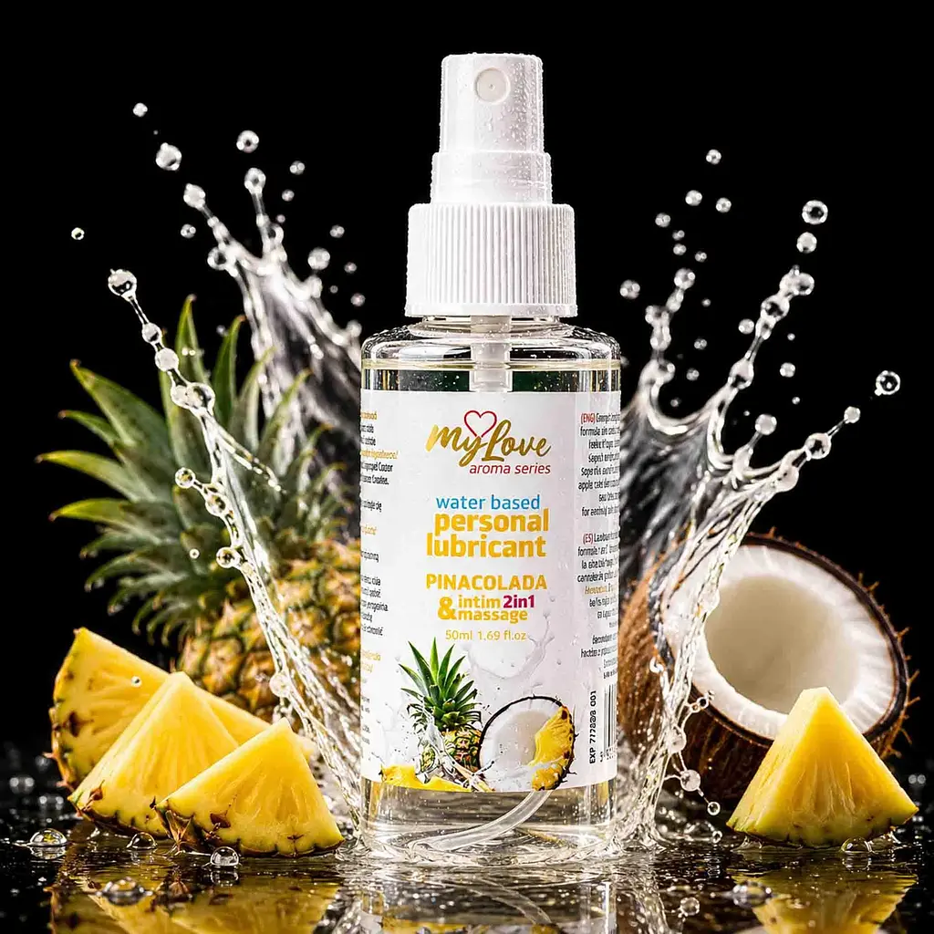 Лубрикант Boys Of Toys MyLove Aroma Series IntimMassage Pina Colada 2в1 та масажний гель, 50 мл - фото 2
