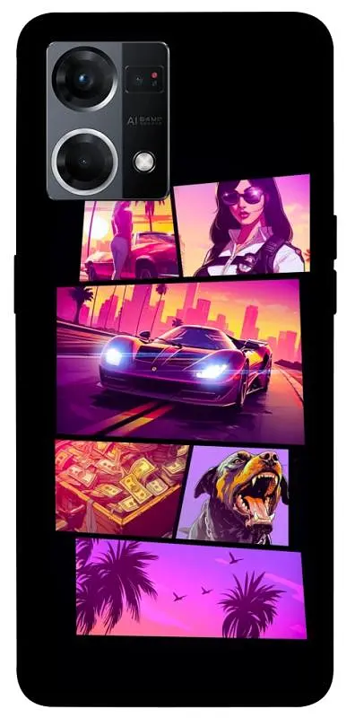 TPU чохол Demsky GTA vibes для Oppo Reno 7 4G