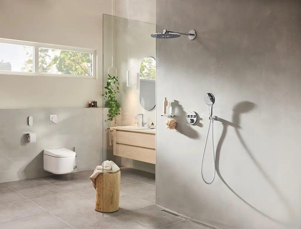 Душевая система скрытого монтажа Grohe Grohtherm Smartcontrol с Rainshower SmartActive 310 34863000, Хром - фото 6
