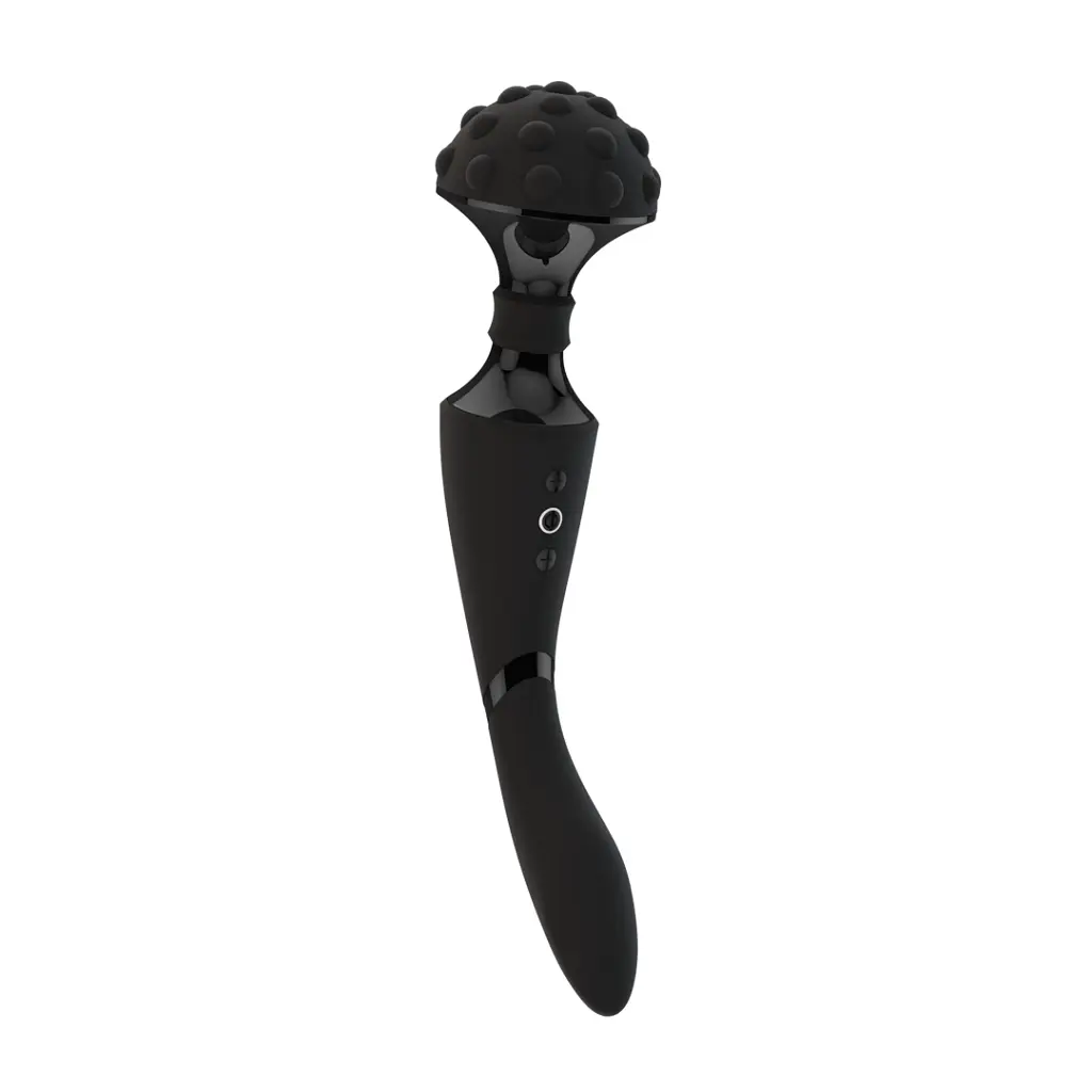 Вібромасажер Vive Shiatsu Bendable Massager Wand 28.6 см (чорний) - фото 10