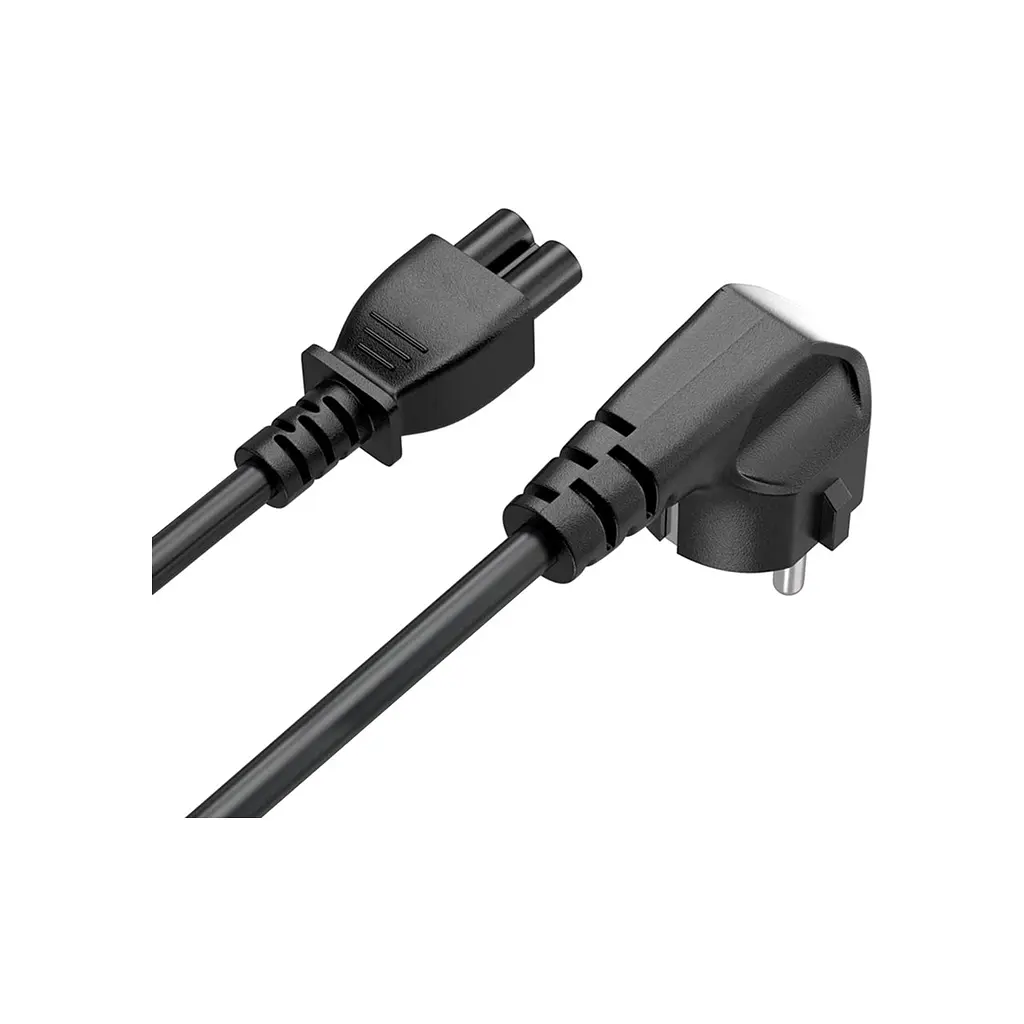 Кабель живлення C5 1.0m black ColorWay (CW-CBP084-BK) - фото 2