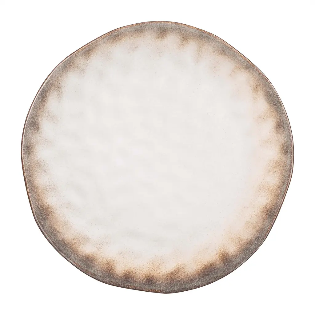 Тарелка десертная Ardesto 19 см Umbria светло-серая AR2919UG - фото 2
