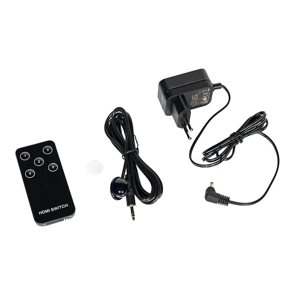 Комутатор 4K@30Hz HDMI 5x1 Dtech DT-7021 (MS) (74-00135) - фото 10