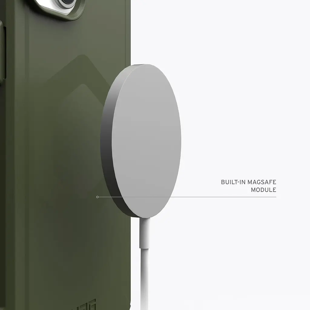 Оригінальний протиударний чохол UAG Essential Armor MagSafe для Iphone 15/14/13 Olive Drab 114288117272 - фото 10