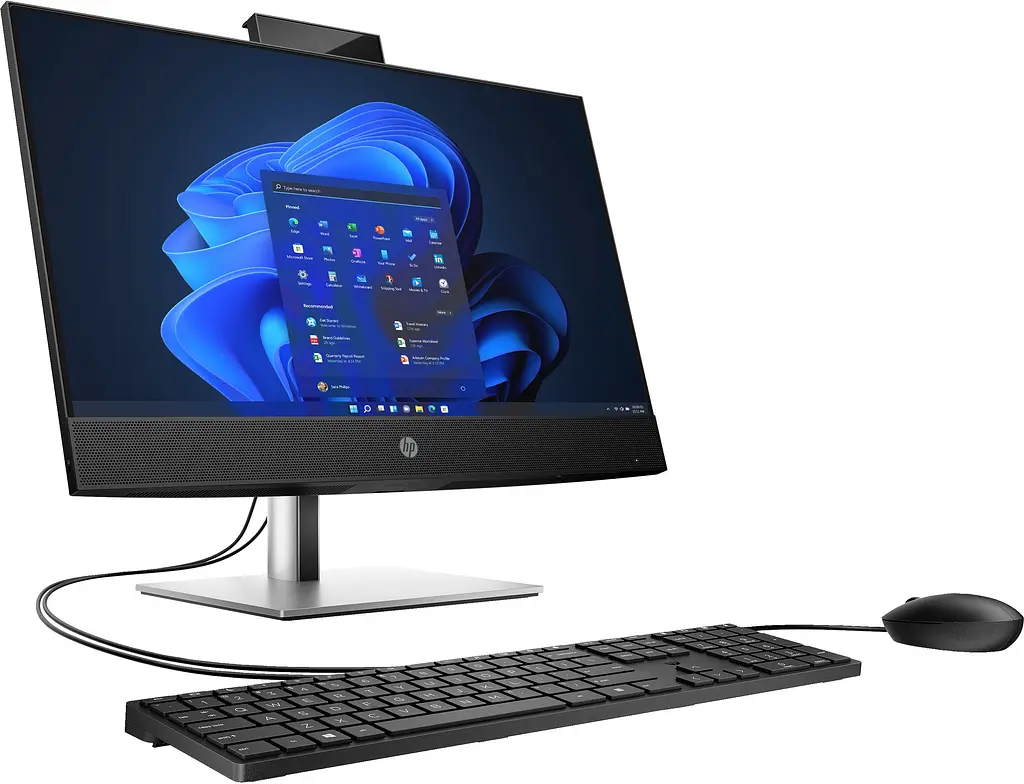 Комп'ютер персональний HP моноблок ProOne 440-G9 23.8' FHD IPS AG Intel i5-12500T 8GB F512GB UMA WiFi кл+м 3р DOS чорний (6D375EA) - фото 3