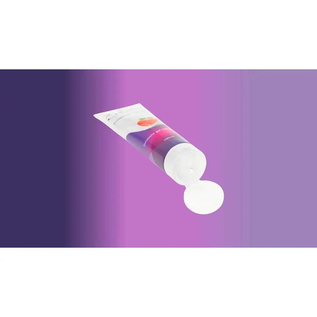 Інтимний гель-змазка 4Love Strawberry with cream на водній основі 100 мл  - фото 6