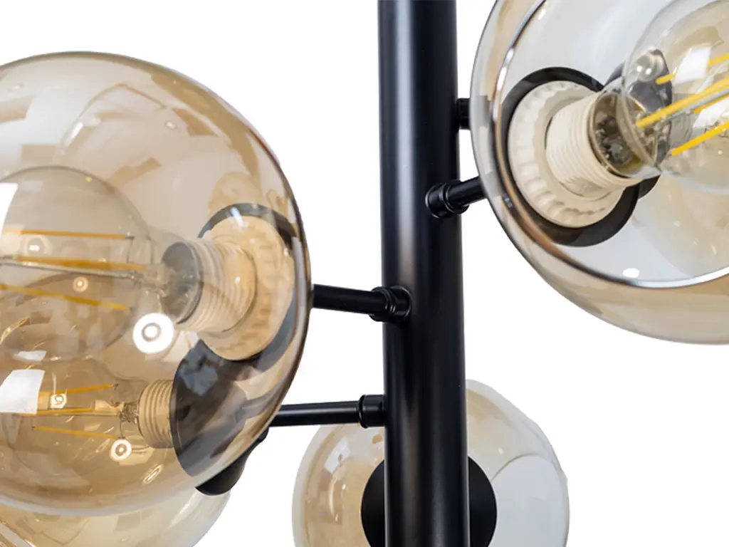 Люстра Brille BL-518S/5 E27 BK+FG - фото 3