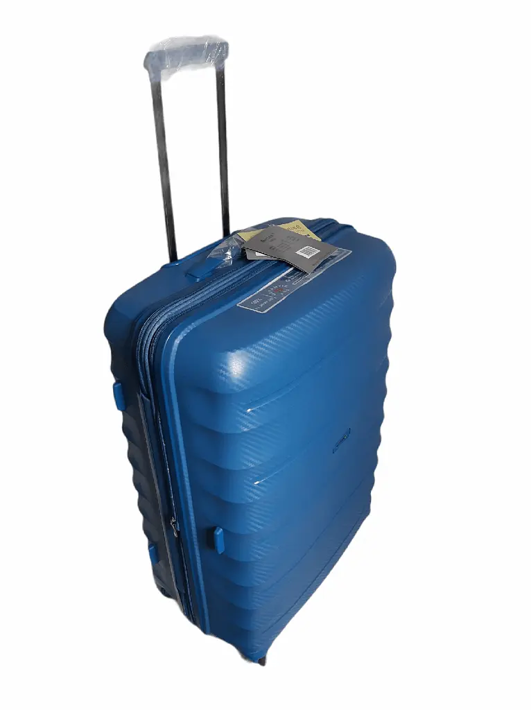 Валіза дорожня Гігант (XL) Поліпропілен Airtex 242 115л 76,5x52,5x33см Синій (Blue) - фото 5