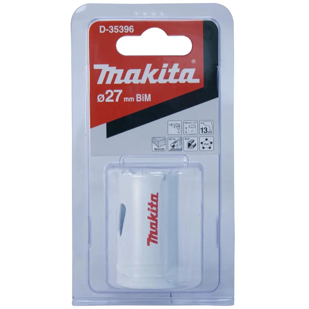 Свердло корончасте біметалеве 27 мм Makita D-35396