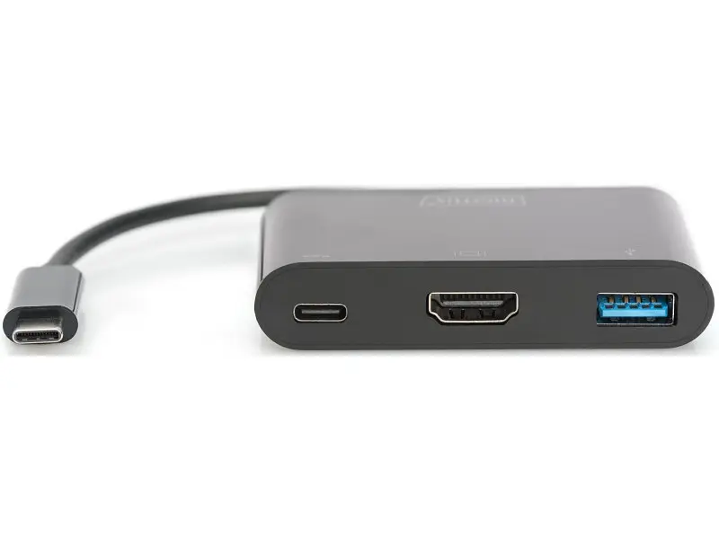 Адаптер Digitus USB-C – HDMA 2xUSB (DA-70855) - фото 2