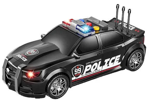 Игрушка Полицейская машина черная CARS S det0018699 - фото 2