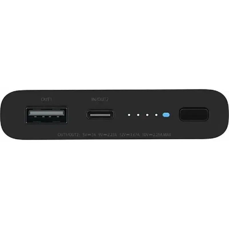 Внешний аккумулятор (павербанк) Xiaomi Mi 10W Wireless Power Bank 10000 mAh Black (BHR5460GL) - фото 2