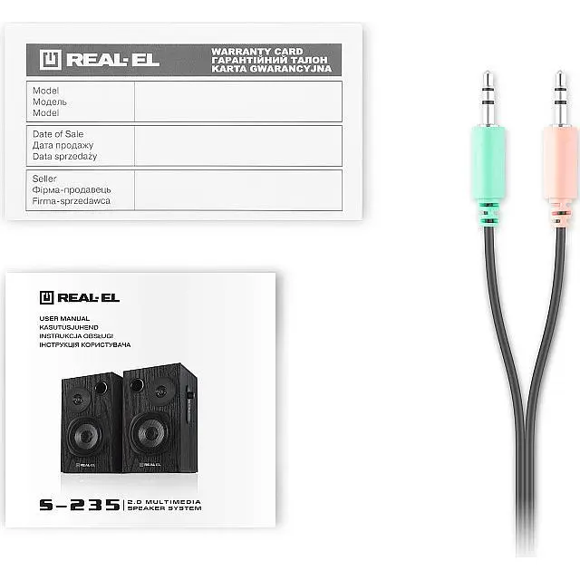 Акустична система REAL-EL S-235 Black [134045] - фото 10