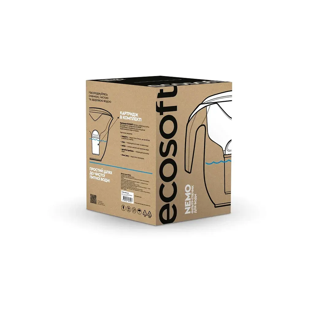 Фільтр-глечик Ecosoft НЕМО перлинний 3л (4820056807097) - фото 5