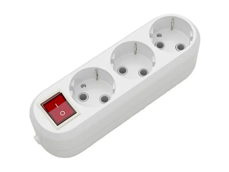 Розетковий блок Electrum ABS SM-3ES White (C-SM-1779)