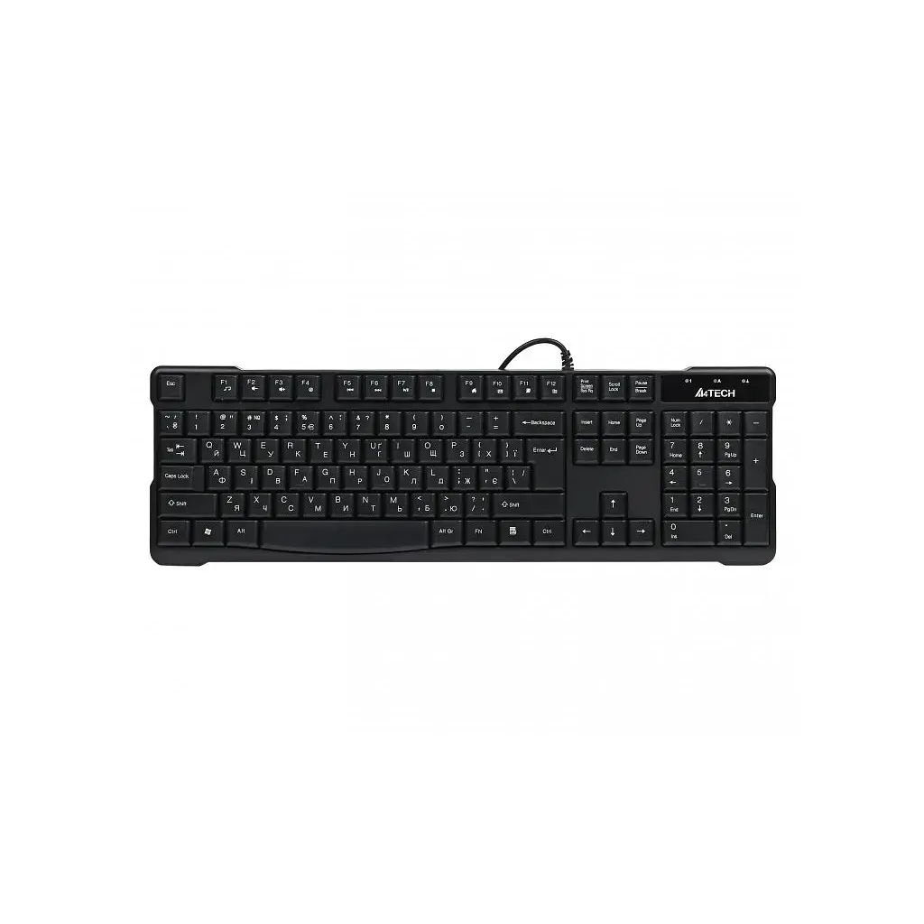 Клавіатура A4Tech KR-750-BLACK-US (4711421805827)