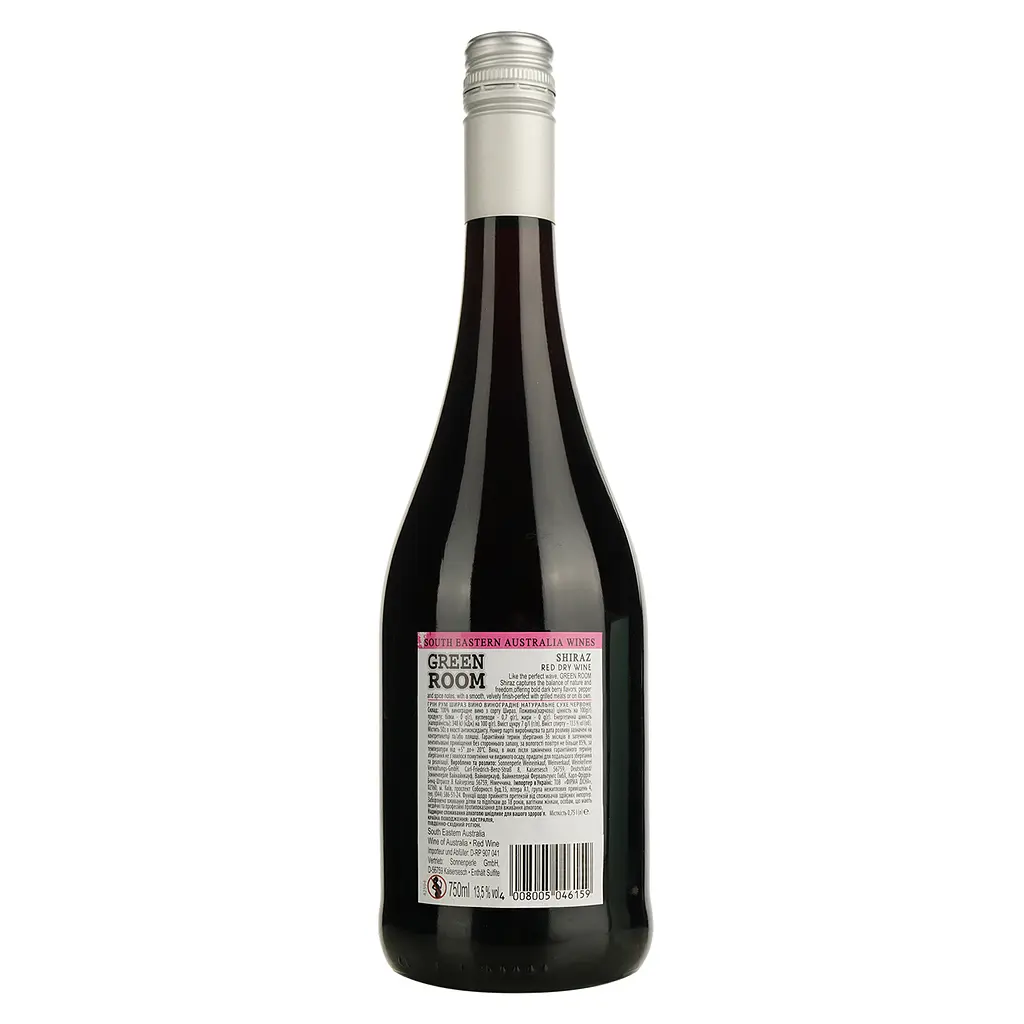 Вино Green Room Shiraz красное сухое 0.75 л - фото 2