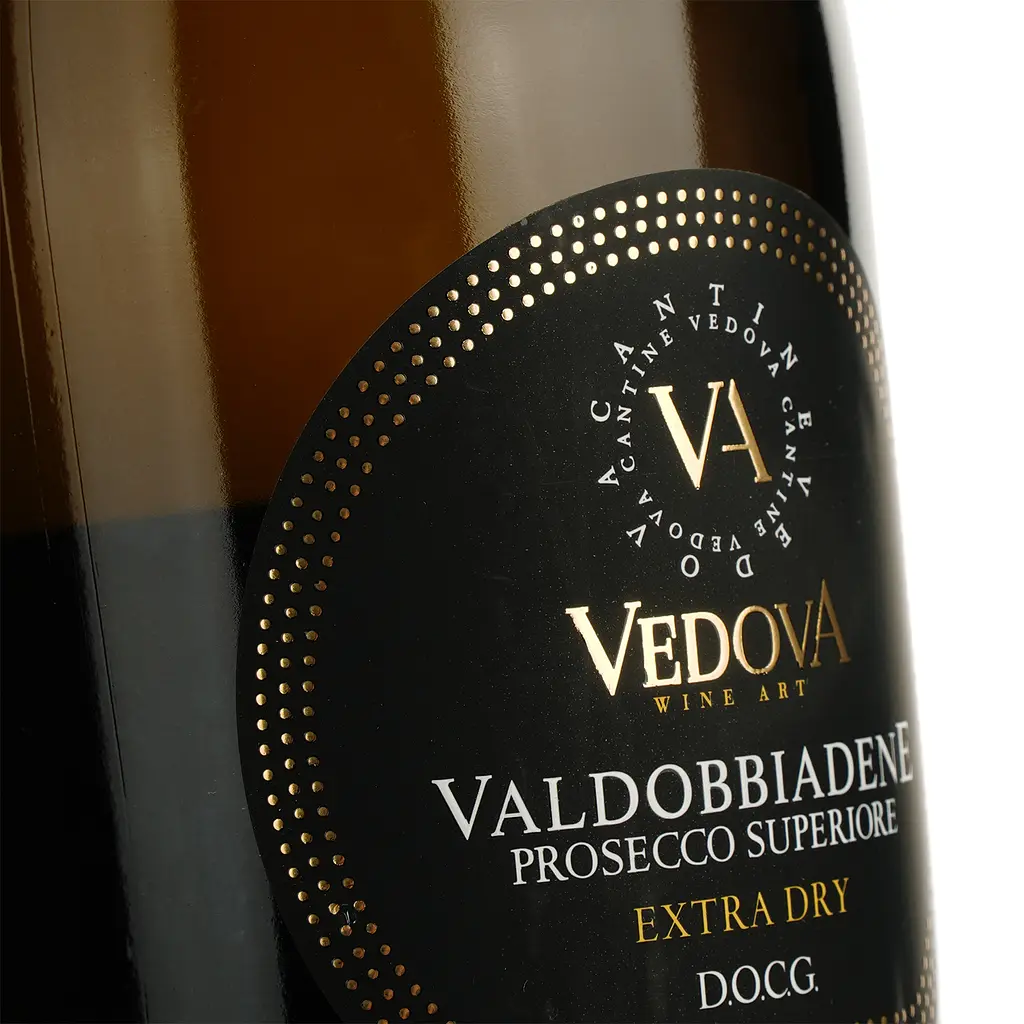 Вино игристое Vedova Valdobbiadene Prosecco Superiore Extra Dry, белое, экстра сухое, 0,75 л - фото 3