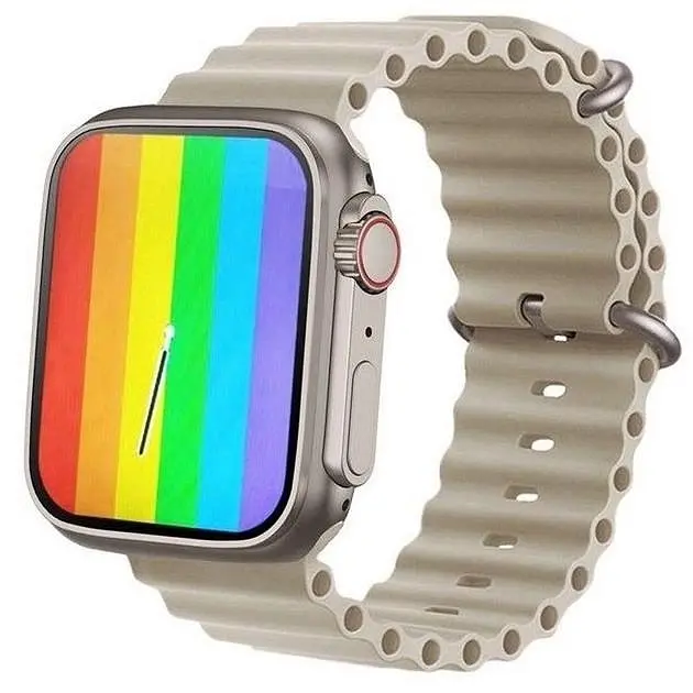 Смарт-часы сенсорные T900 Ultra white (16073) - фото 5