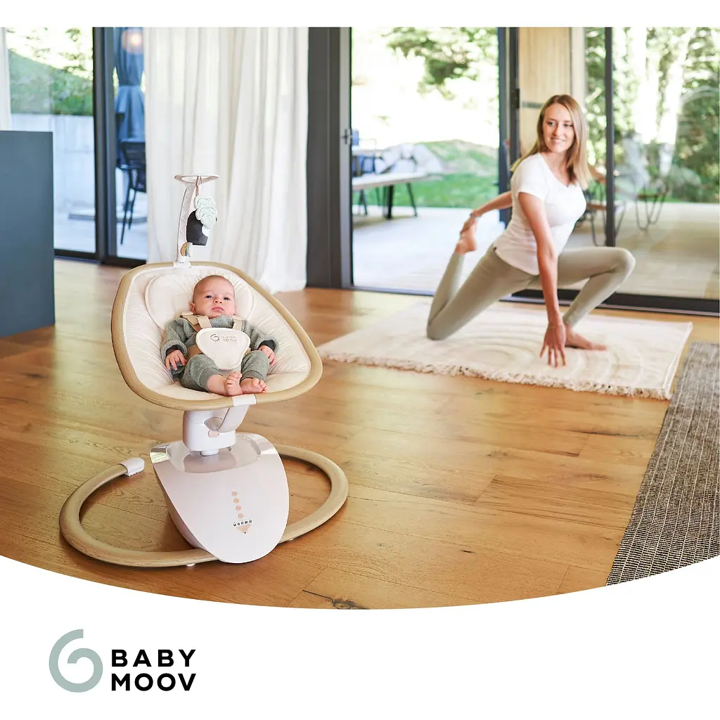 Шезлонг-качели Babymoov Swoon Hoop Sand (A055022) - фото 17