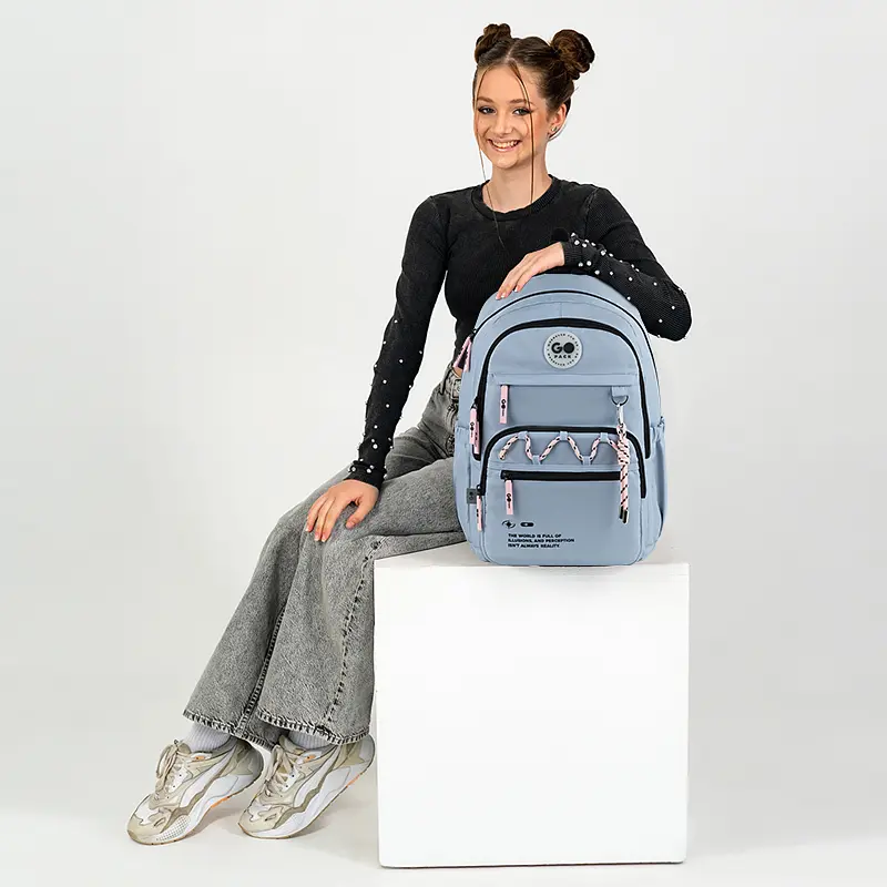 Рюкзак GoPack Teens 121L-2 Світло-блакитний (GO26-121L-2) - фото 21