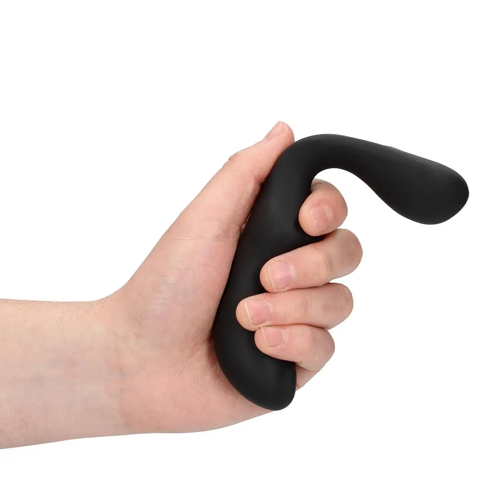 Стимулятор простати Ouch! Pointed Vibrating Prostate Massager, 13,3 см (чорний) - фото 7