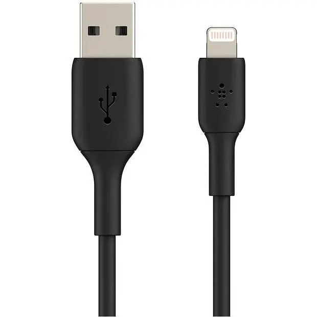 Кабель Belkin Boost Up Charge USB-A to Lightning 1m Black (CAA001BT1MBK) [158791] - фото 3