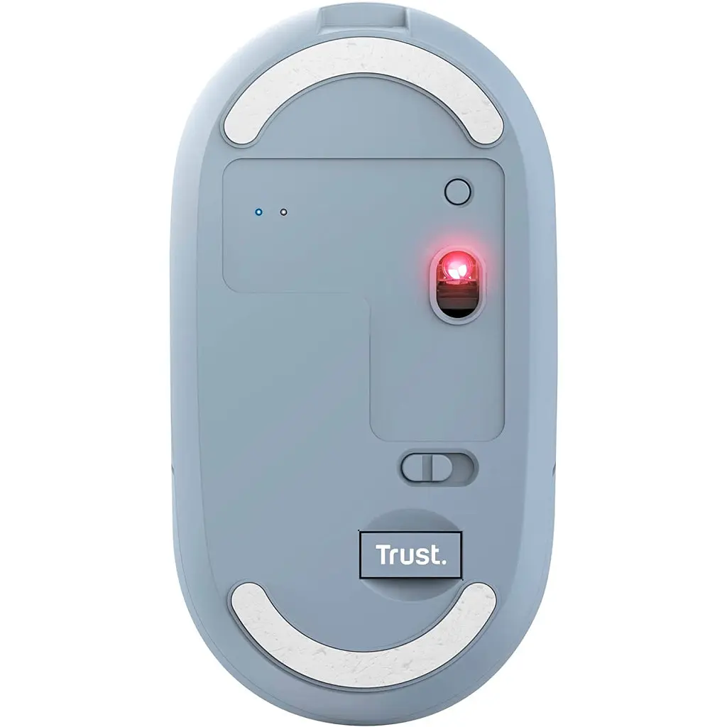 Мышка Trust Puck Wireless/Bluetooth Silent Blue (24126) - фото 6