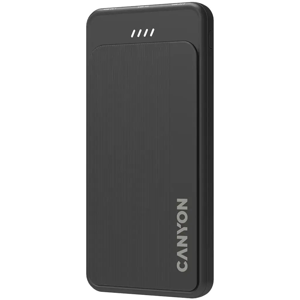 Батарея універсальна Canyon OnPower 100 10000mAh, 5В/2А, Black (CNS-CPB100B) - фото 3