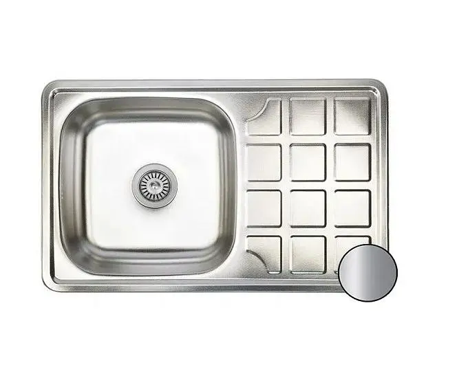 Кухонна мийка Romzha (Eko) Rodica Satin RO48473, Сірий