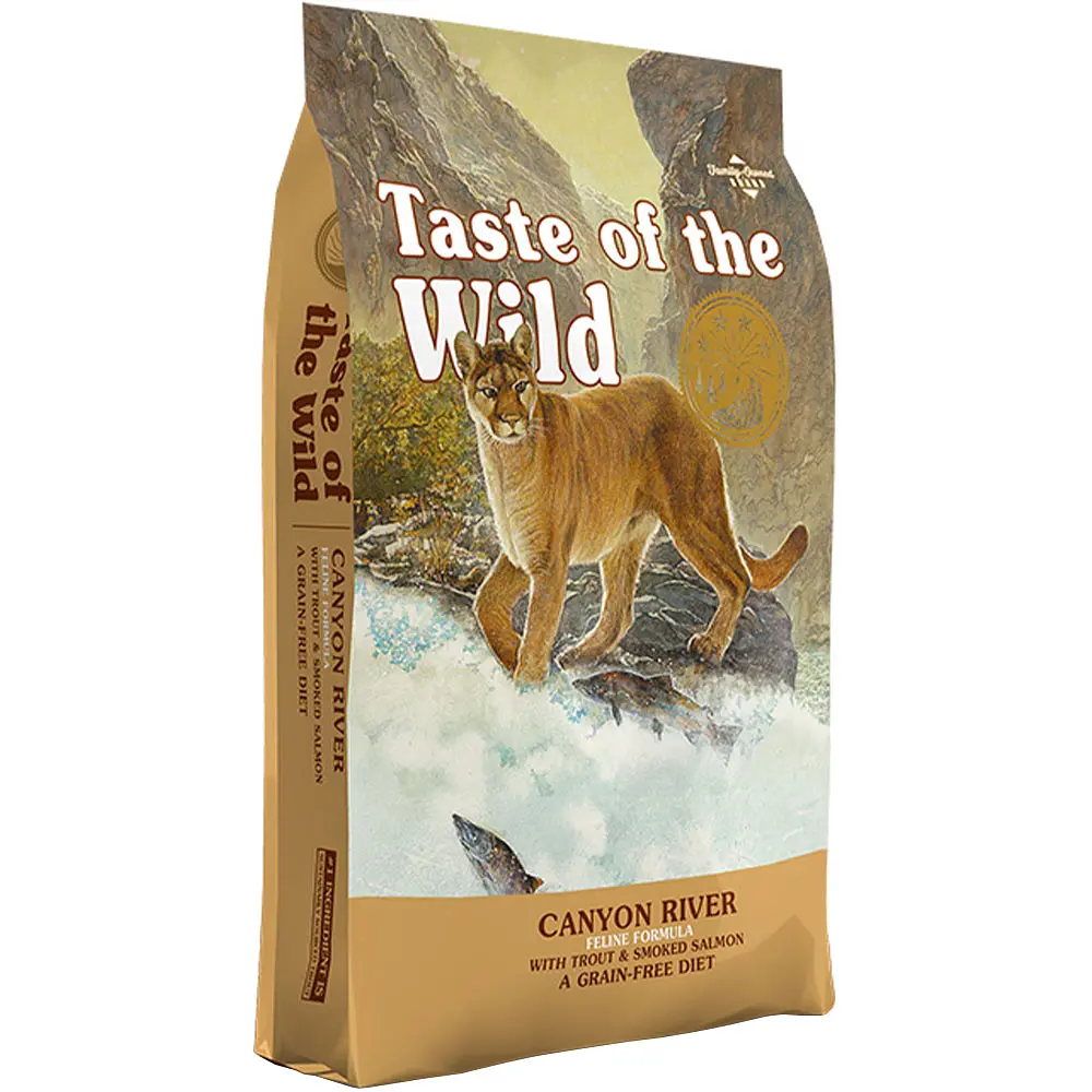 Сухий корм для котів Taste of the Wild Canyon River Feline Formula з фореллю та копченим лососем 2 кг 2594-HT18 - фото 2
