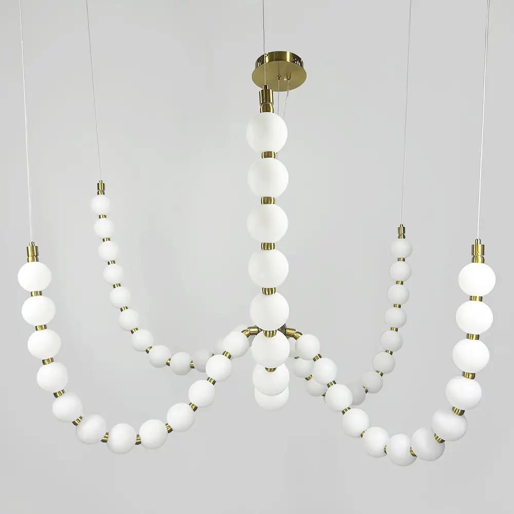 Люстра из серии Perla на 5 дуг с 3-мя световыми режимами | Line F | Ст. SG010/5 - фото 9