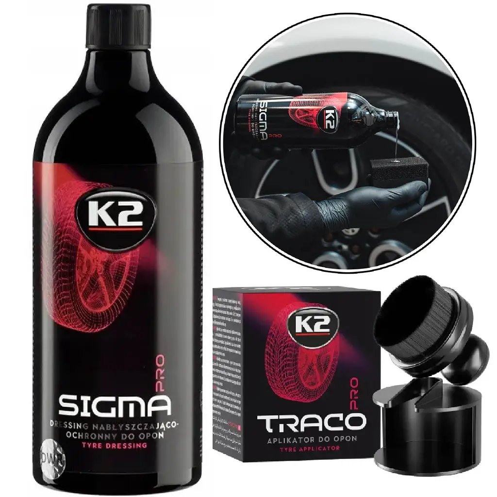 Набір для Очисник дисків і колпаків гелевий K2 Sigma TRACO PRO 1000 мл - фото 2