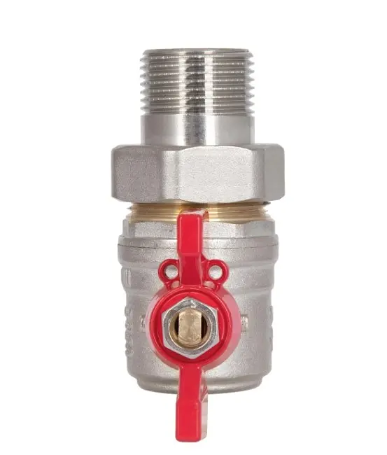 Кран кульовий Thermo Alliance "Американка" Standart 3/4" ВЗ кутовий, PN40, метелик SD222W20 - фото 6