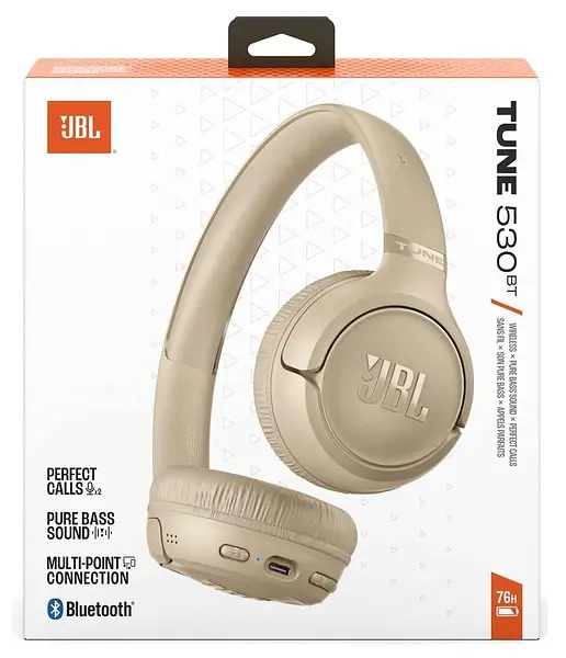 Гарнітура JBL TUNE 530BT Beige (JBLT530BTBEGEU) - фото 10
