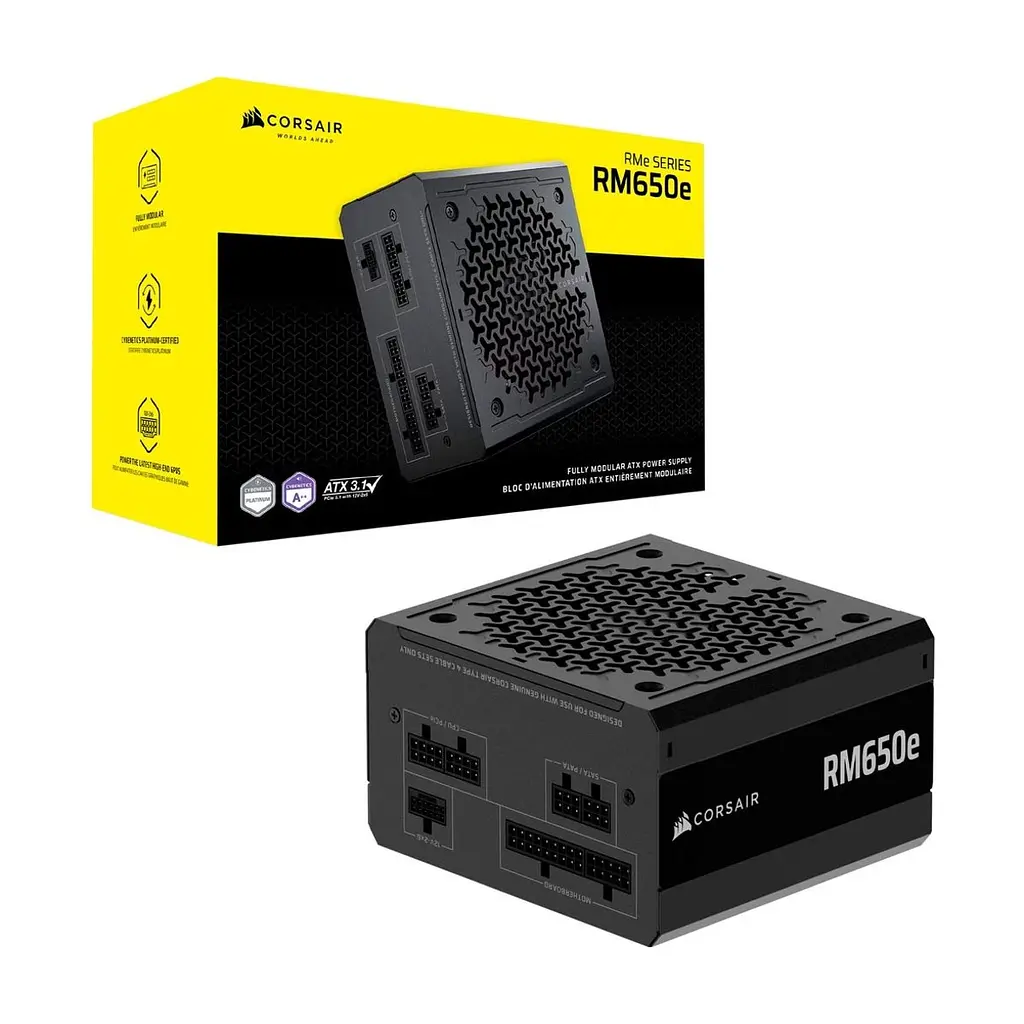 Блок живлення Corsair 650W RM650e (CP-9020302-EU) - фото 5