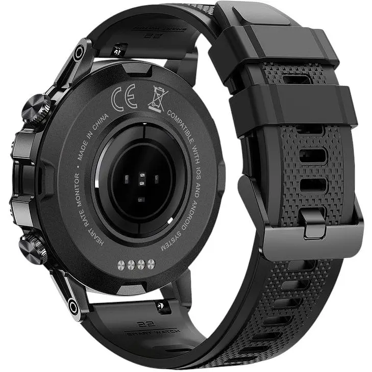 Смарт-годинник Uwatch Smart Delta K52 Black Rubber 2 ремінці (3166) - фото 5