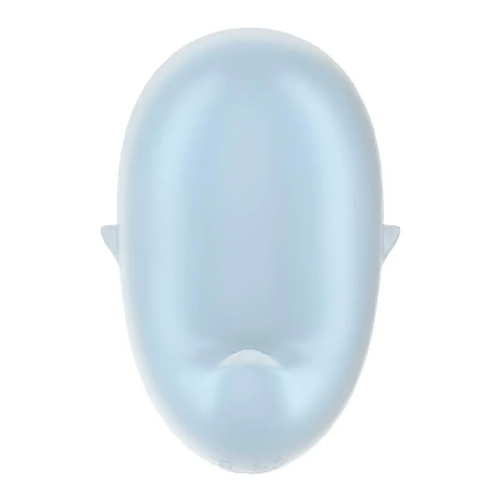 Вакуумный стимулятор клитора с вибрацией Satisfyer Cutie Ghost голубой - фото 4