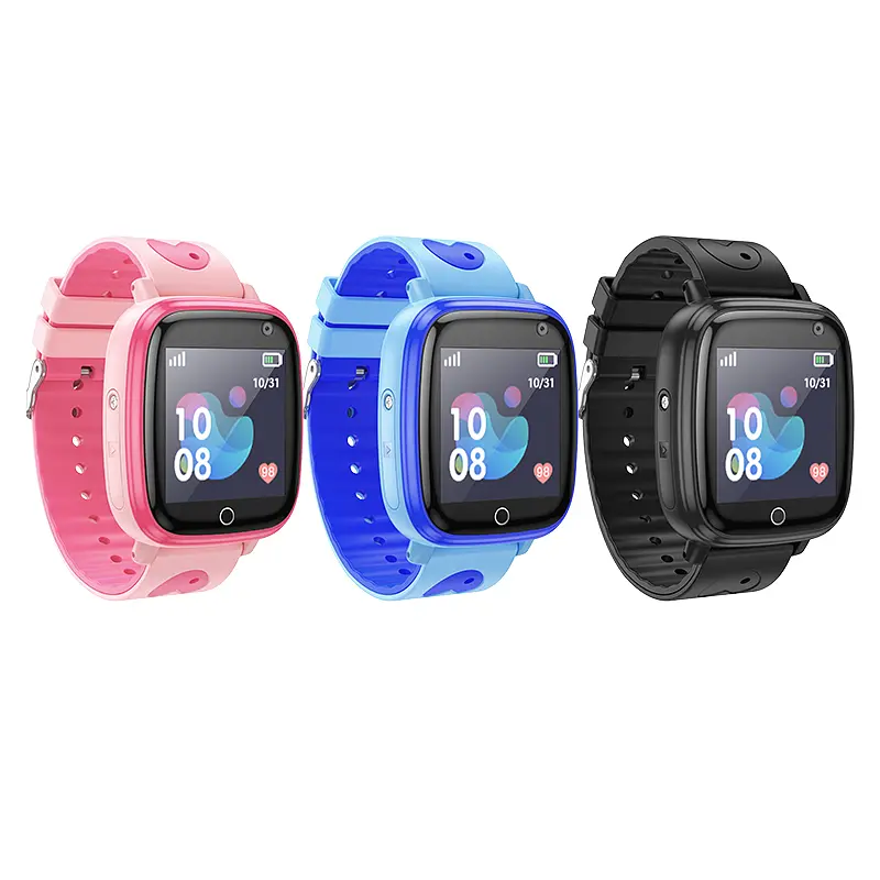 Дитячий cмарт-годинник Hoco Y100 36mm. SIM 2G. 400 mAh. IP65 Blue - фото 4