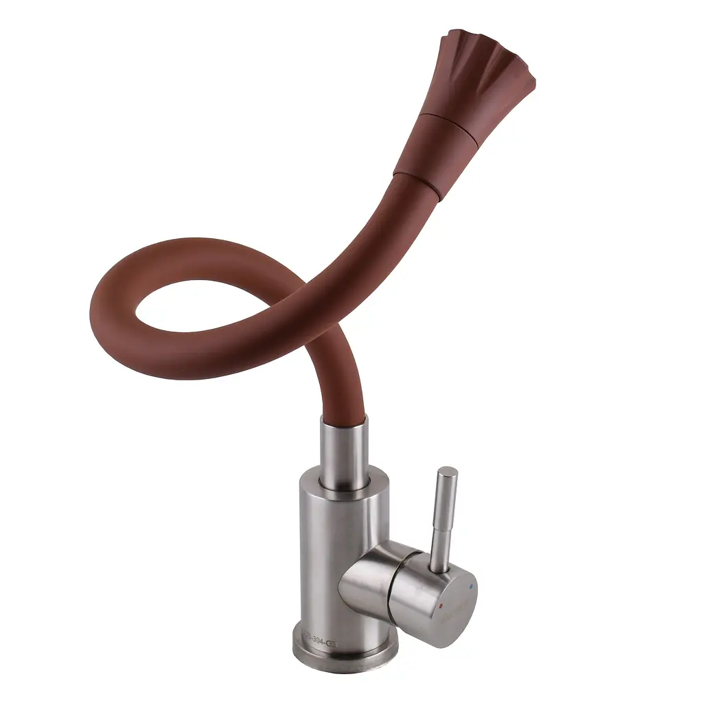 Змішувач для кухні Globus Lux Alpen SBT1-203SA-R10 Коричневий - фото 4