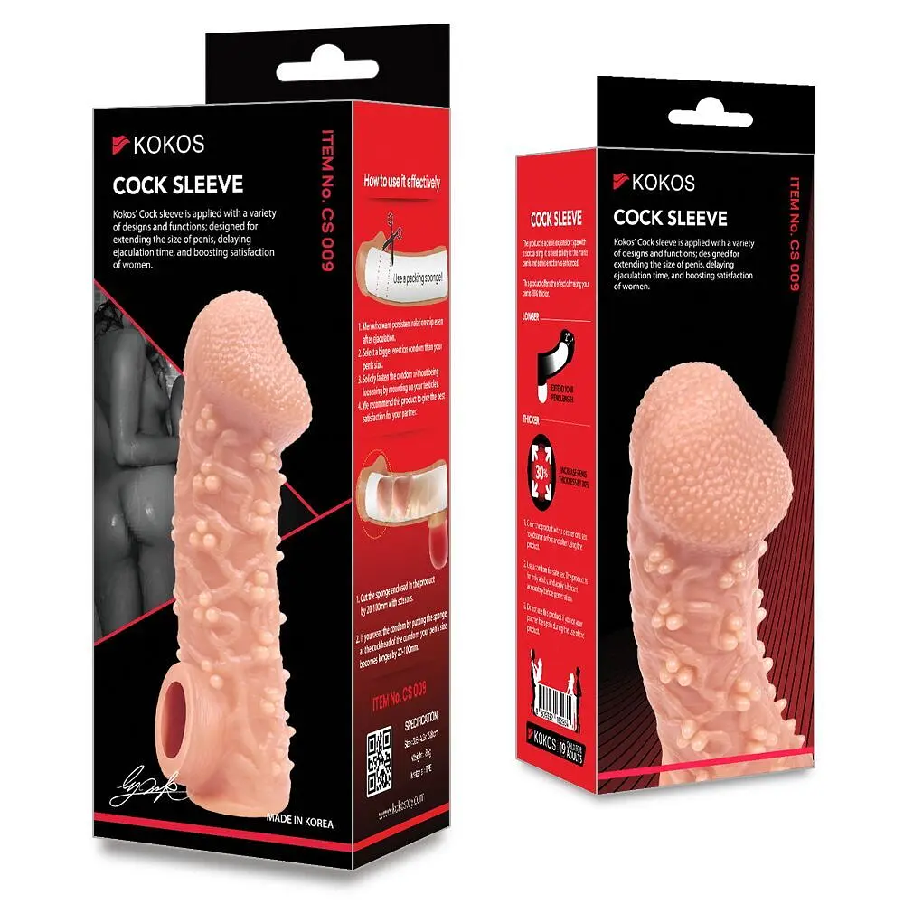 Насадка на член Kokos Cock Sleeve CS 009, L - фото 10