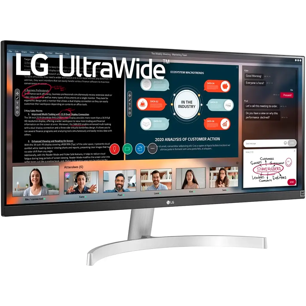 Монітор LG UltraWide 29WN600-W [104513] - фото 3