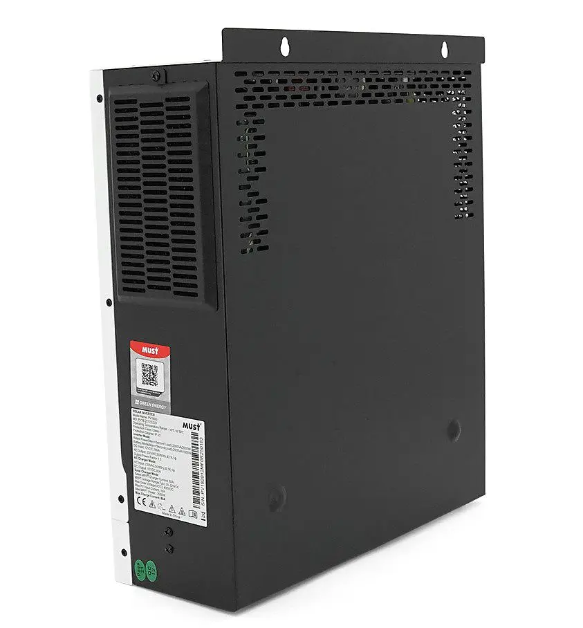 UPS ДБЖ гібридний інвертор MUST PV18-2012-ECO, 2000W, 12 V, заряд 80A, 170-280V, MPPT (80А, 30-320 Vdc) - фото 3