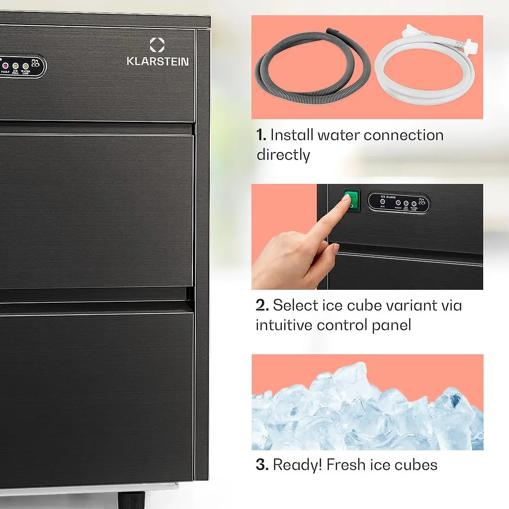Ледогенератор Klarstein Powericer XL 20 кг/день (10036152) - фото 4